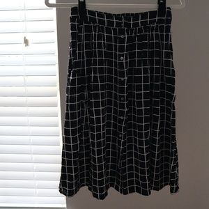 Black and White Skirt
